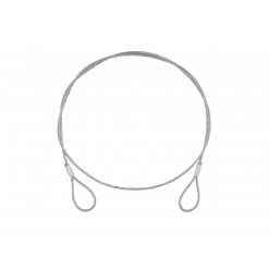 EUROLITE Steel Rope (FC) 900x4mm silver without quick link